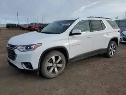 Salvage cars for sale at Greenwood, NE auction: 2021 Chevrolet Traverse LT