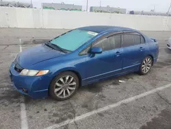 Salvage cars for sale at Van Nuys, CA auction: 2009 Honda Civic SI