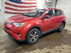 Salvage cars for sale from Copart Lyman, ME: 2016 Toyota Rav4 XLE