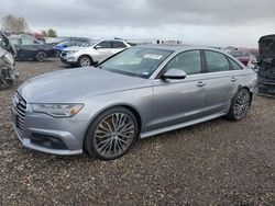 Salvage cars for sale at Houston, TX auction: 2017 Audi A6 Premium Plus