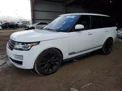 Land Rover salvage cars for sale: 2017 Land Rover Range Rover