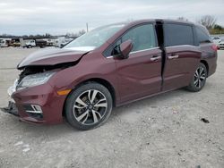 Honda salvage cars for sale: 2020 Honda Odyssey Elite