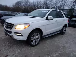 Salvage cars for sale at North Billerica, MA auction: 2015 Mercedes-Benz ML 350 4matic