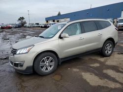 Salvage cars for sale at Woodhaven, MI auction: 2017 Chevrolet Traverse LT