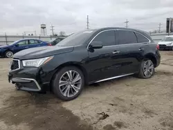 Salvage cars for sale at Chicago Heights, IL auction: 2018 Acura MDX Technology