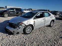 Salvage cars for sale at Temple, TX auction: 2019 Toyota Corolla L