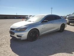 Salvage cars for sale at Andrews, TX auction: 2018 Chevrolet Malibu LT