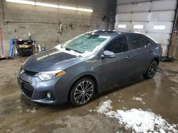 Salvage cars for sale from Copart Angola, NY: 2015 Toyota Corolla L