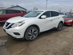 Salvage cars for sale at Pekin, IL auction: 2018 Nissan Murano S