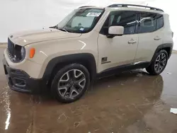 Salvage cars for sale from Copart Mercedes, TX: 2016 Jeep Renegade Latitude