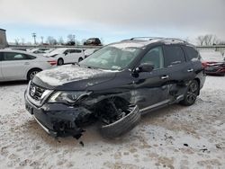 Salvage cars for sale from Copart Central Square, NY: 2020 Nissan Pathfinder Platinum