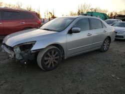 Salvage cars for sale at Baltimore, MD auction: 2007 Honda Accord EX