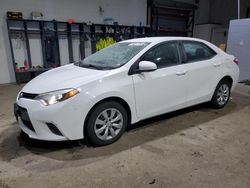 Salvage cars for sale at Candia, NH auction: 2016 Toyota Corolla L