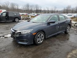 Salvage cars for sale at Marlboro, NY auction: 2018 Honda Civic LX