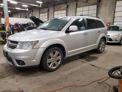 Salvage cars for sale from Copart Blaine, MN: 2011 Dodge Journey LUX