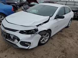 Salvage cars for sale at Elgin, IL auction: 2017 Chevrolet Malibu LS