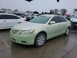 Salvage cars for sale at Sacramento, CA auction: 2007 Toyota Camry Hybrid