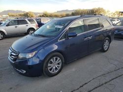 Salvage cars for sale at Las Vegas, NV auction: 2016 Honda Odyssey EXL