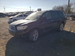 Salvage cars for sale at Oklahoma City, OK auction: 2008 Toyota Highlander Limited