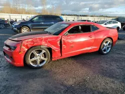 Chevrolet salvage cars for sale: 2015 Chevrolet Camaro LT