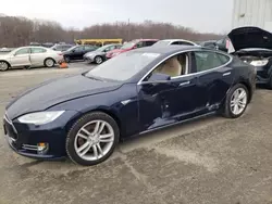 Salvage cars for sale at Windsor, NJ auction: 2015 Tesla Model S 85D