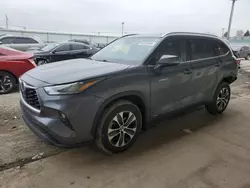 Salvage cars for sale at Dyer, IN auction: 2020 Toyota Highlander Hybrid XLE