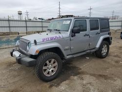 Salvage cars for sale at Dyer, IN auction: 2013 Jeep Wrangler Unlimited Sahara