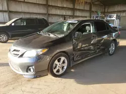 Toyota salvage cars for sale: 2012 Toyota Corolla Base