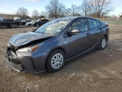 Salvage cars for sale at Laurel, MD auction: 2019 Toyota Prius