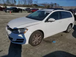 Salvage cars for sale at Spartanburg, SC auction: 2017 Volkswagen Golf Sportwagen S