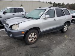 Salvage cars for sale at Exeter, RI auction: 2005 Hyundai Santa FE GLS