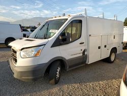 Salvage trucks for sale at Rancho Cucamonga, CA auction: 2015 Ford Transit T-350 HD