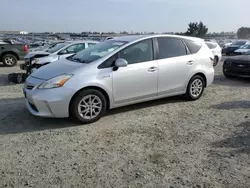 Salvage cars for sale from Copart Antelope, CA: 2012 Toyota Prius V