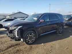 Salvage cars for sale at Pekin, IL auction: 2024 Hyundai Palisade Limited