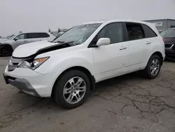 Salvage cars for sale at Bakersfield, CA auction: 2008 Acura MDX Technology