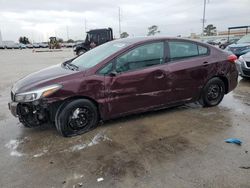 Salvage cars for sale at New Orleans, LA auction: 2018 KIA Forte LX