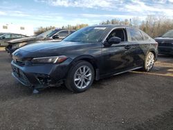 Salvage cars for sale at Cookstown, ON auction: 2024 Honda Civic EX