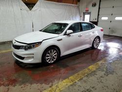 Salvage cars for sale from Copart Marlboro, NY: 2017 KIA Optima EX