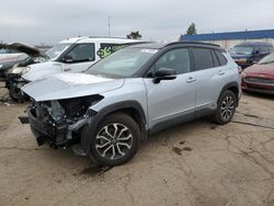 Salvage cars for sale at Woodhaven, MI auction: 2023 Toyota Corolla Cross LE