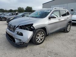 Salvage cars for sale at Apopka, FL auction: 2016 Jeep Cherokee Latitude