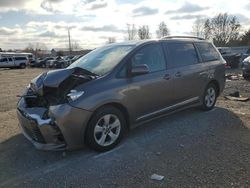 Salvage cars for sale at Lawrenceburg, KY auction: 2019 Toyota Sienna LE