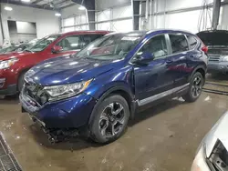 Salvage cars for sale from Copart Ham Lake, MN: 2019 Honda CR-V Touring