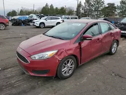 Salvage cars for sale at Denver, CO auction: 2015 Ford Focus SE