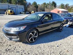 Salvage cars for sale from Copart Mendon, MA: 2017 Honda Accord LX