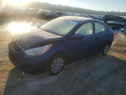 Salvage cars for sale at Harleyville, SC auction: 2015 Hyundai Accent GLS