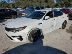 Salvage cars for sale at Ocala, FL auction: 2019 KIA Optima LX