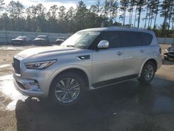 Salvage cars for sale at Harleyville, SC auction: 2021 Infiniti QX80 Luxe