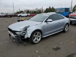 Vehiculos salvage en venta de Copart Denver, CO: 2016 Audi A5 Premium Plus S-Line