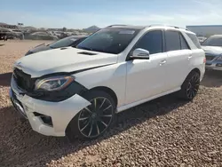 Salvage cars for sale at Phoenix, AZ auction: 2015 Mercedes-Benz ML 400 4matic