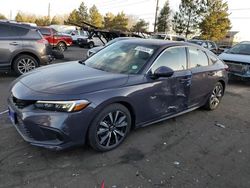 Salvage cars for sale at Denver, CO auction: 2024 Honda Civic EXL